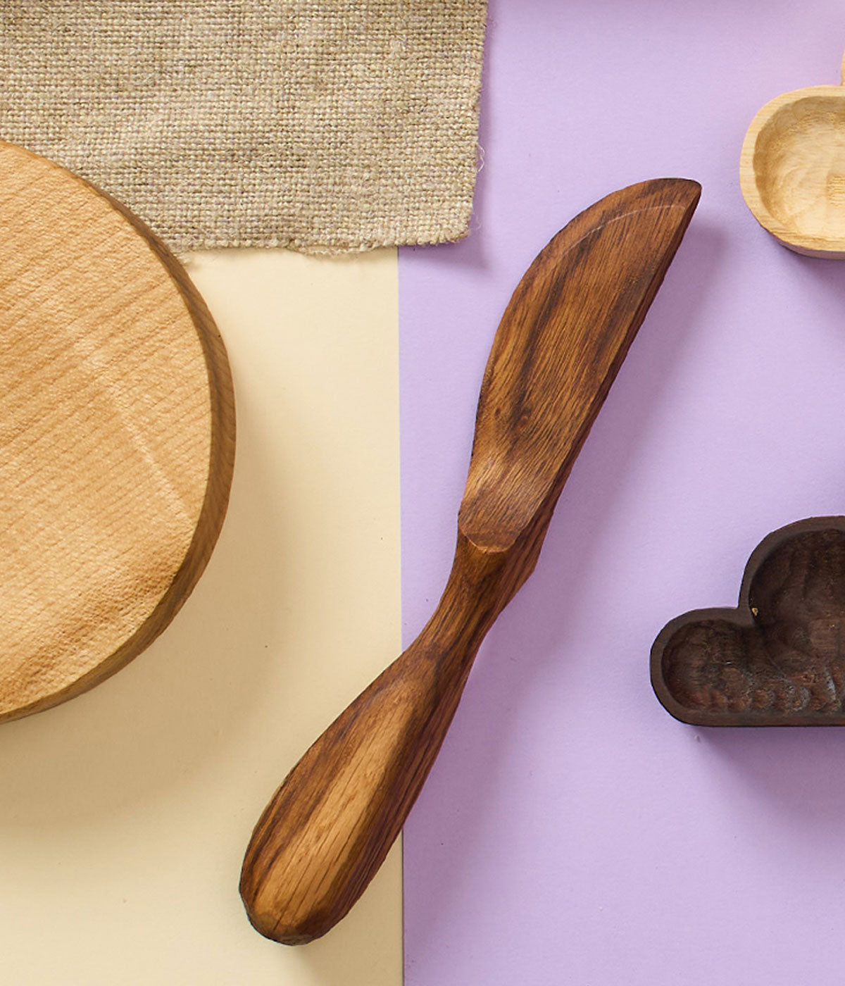 Wooden Chunky Spreader Knife