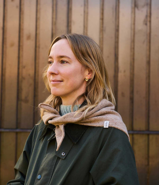 Pointelle Neckerchief Biscuit