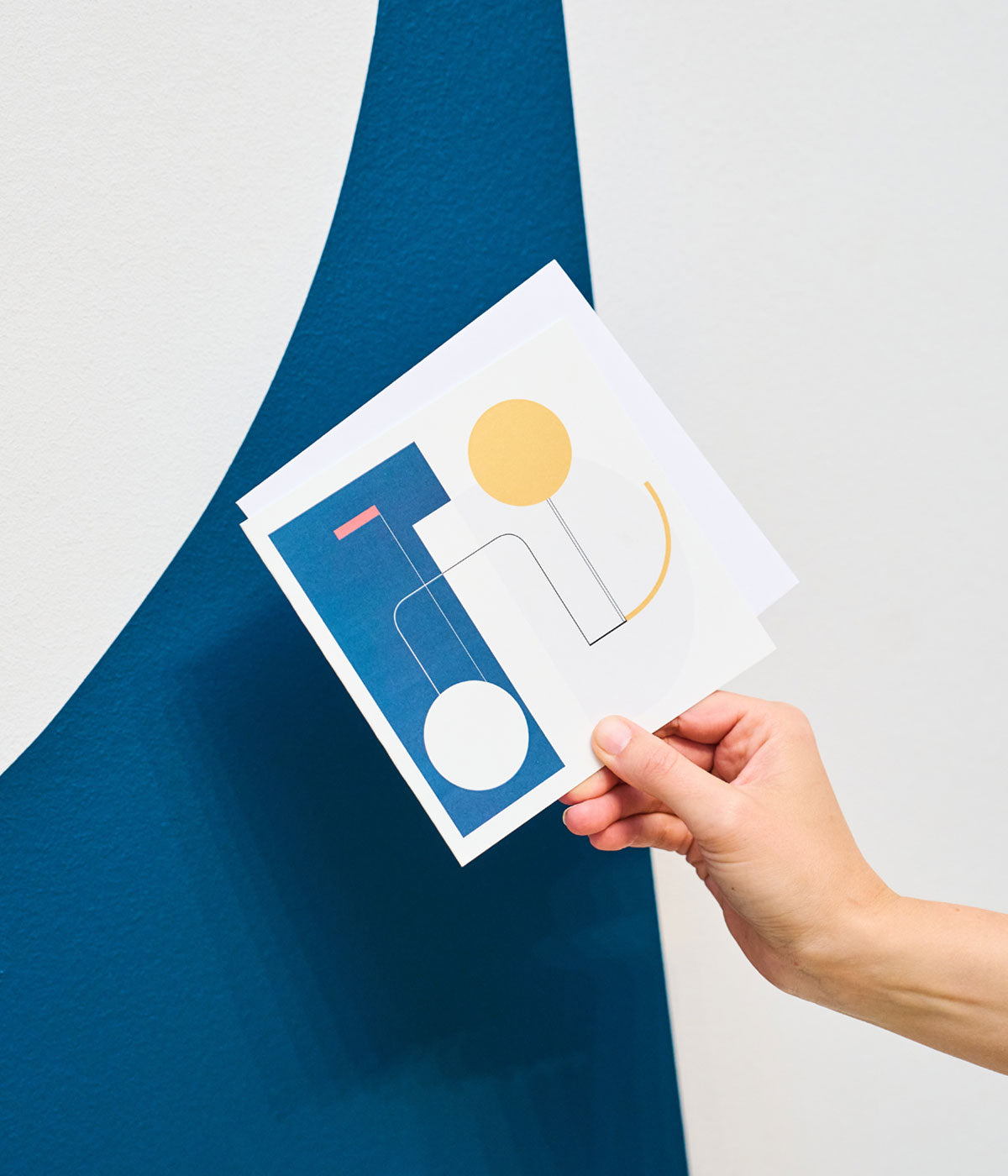Sinta Tantra Greetings Card Grand Tour Blue