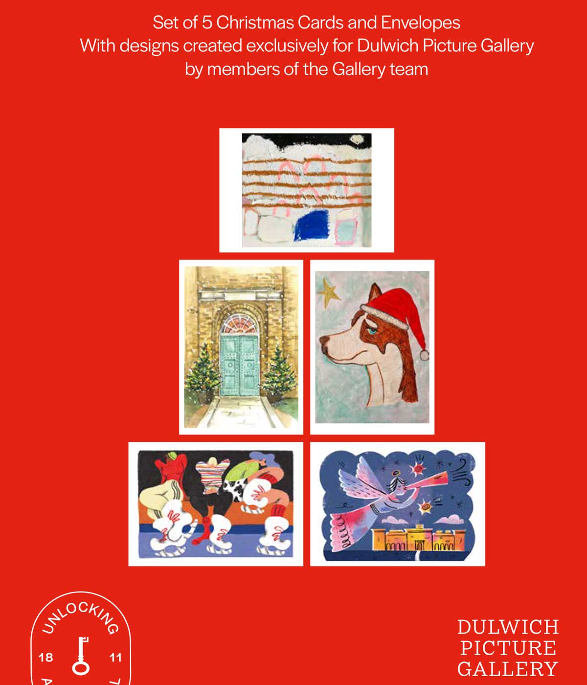 Dulwich Picture Gallery Staff Christmas Card Pack of 5