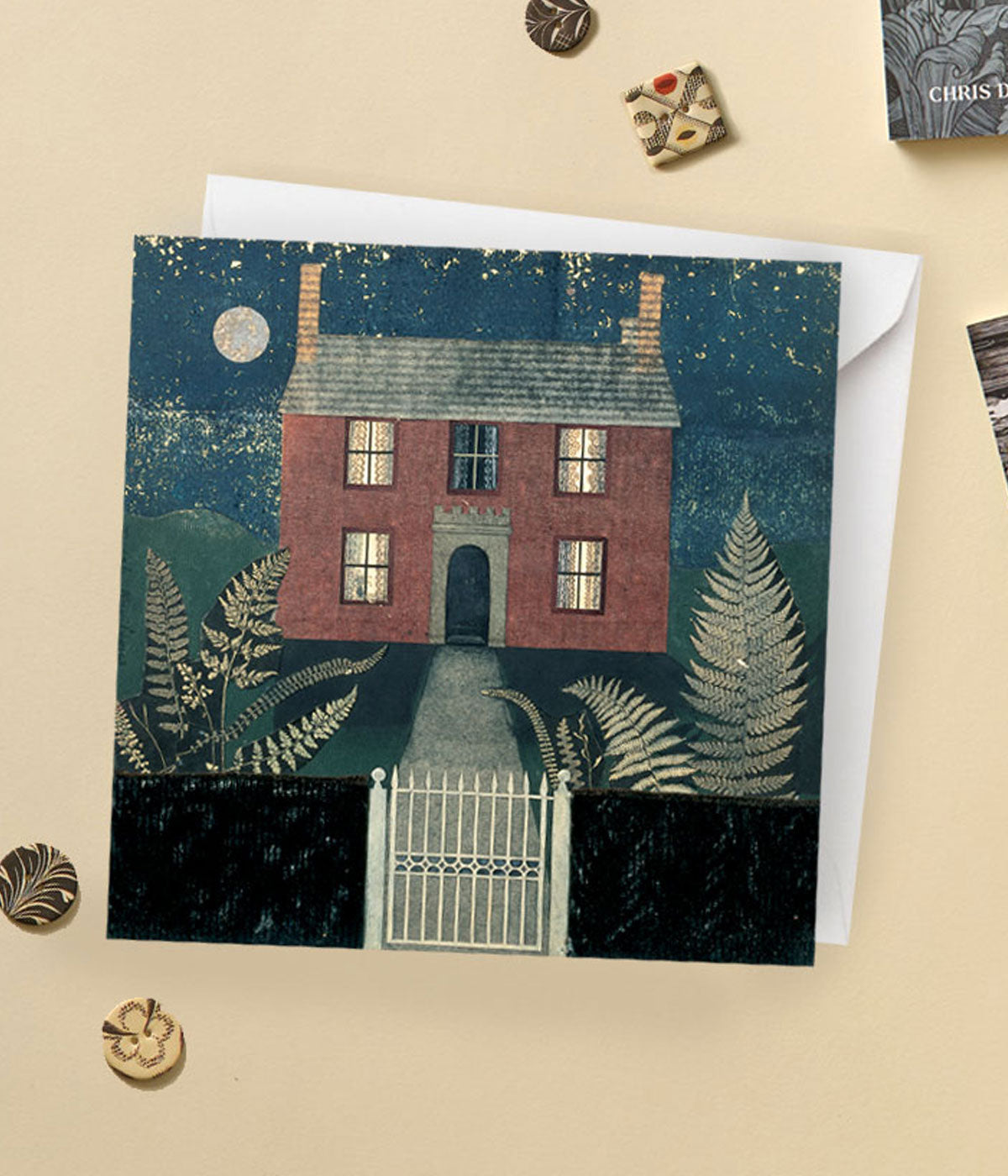 Tirzah Garwood House at Night Greetings Card
