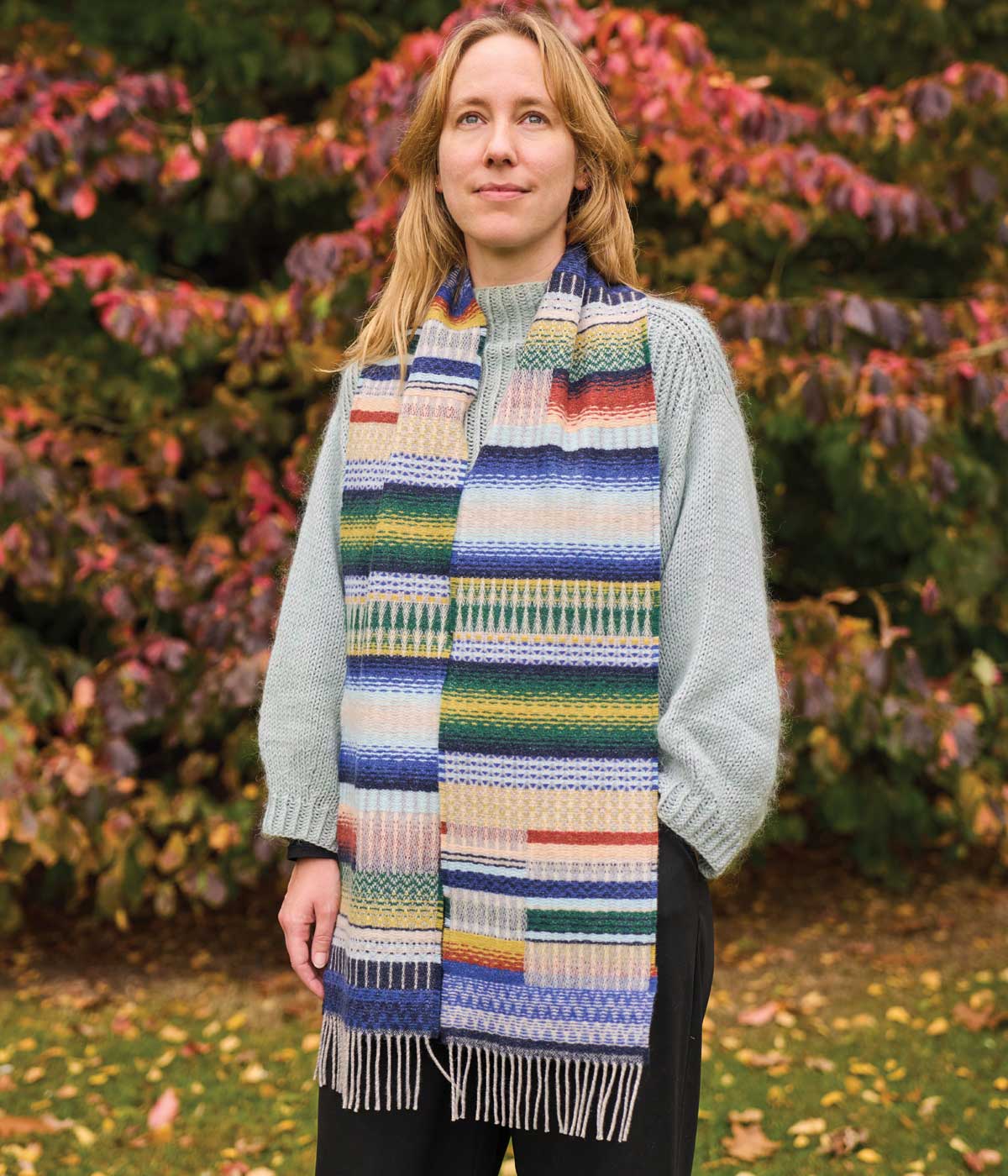 Hokusai Lambswool Scarf
