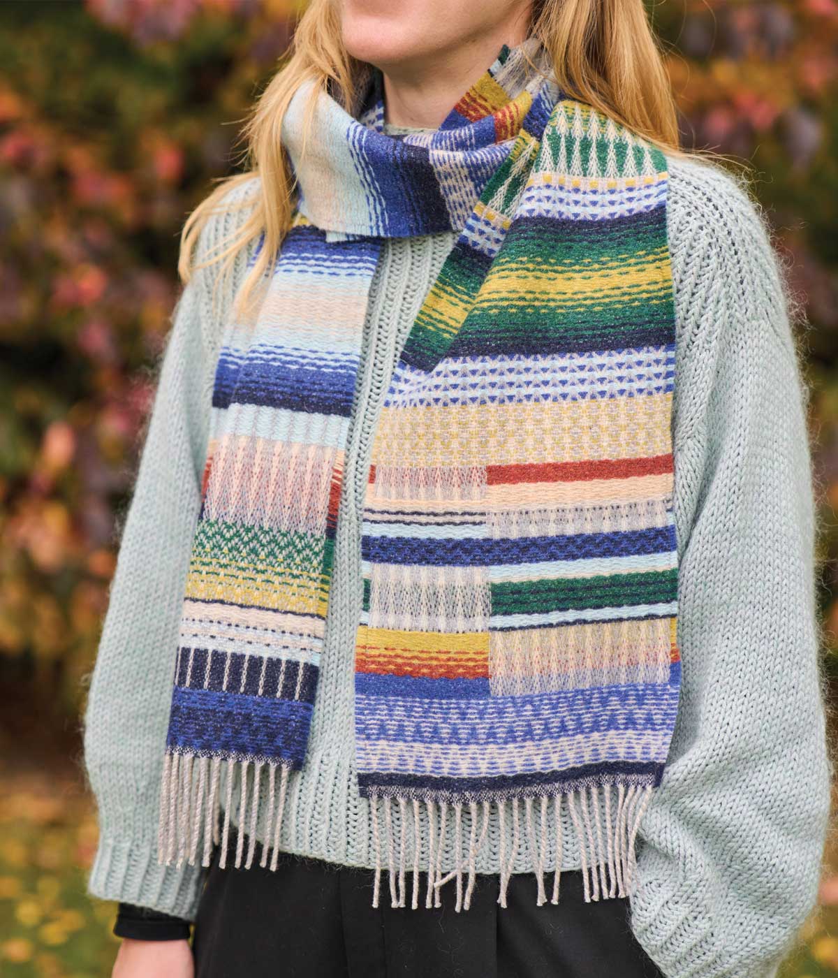 Hokusai Lambswool Scarf