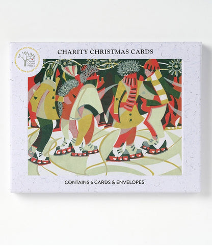 Paul Cleden Somerset Skate Christmas Card Pack of 6