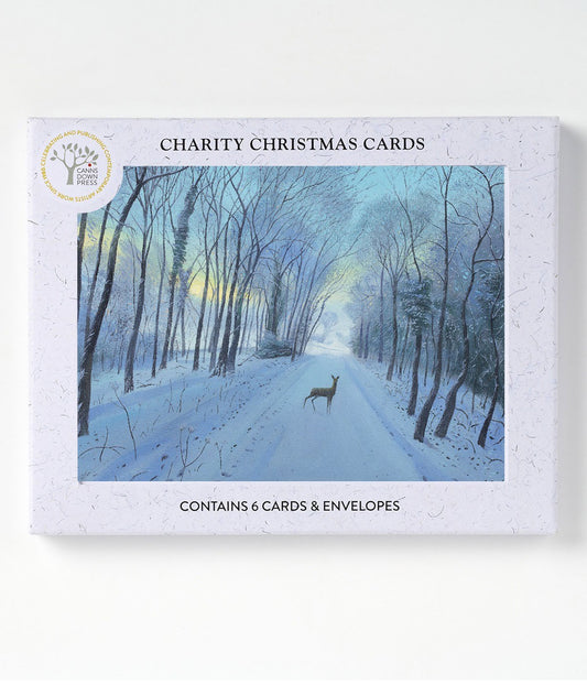 Hely Hutchinson Snow in the Morning Christmas Card Pack of 6
