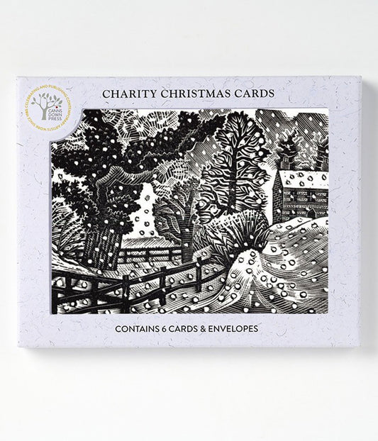 Ravilious Considerable Falls Christmas Card Pack of 6