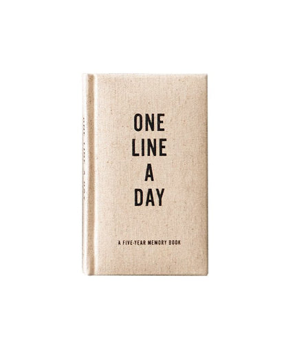 One Line a Day Canvas Diary