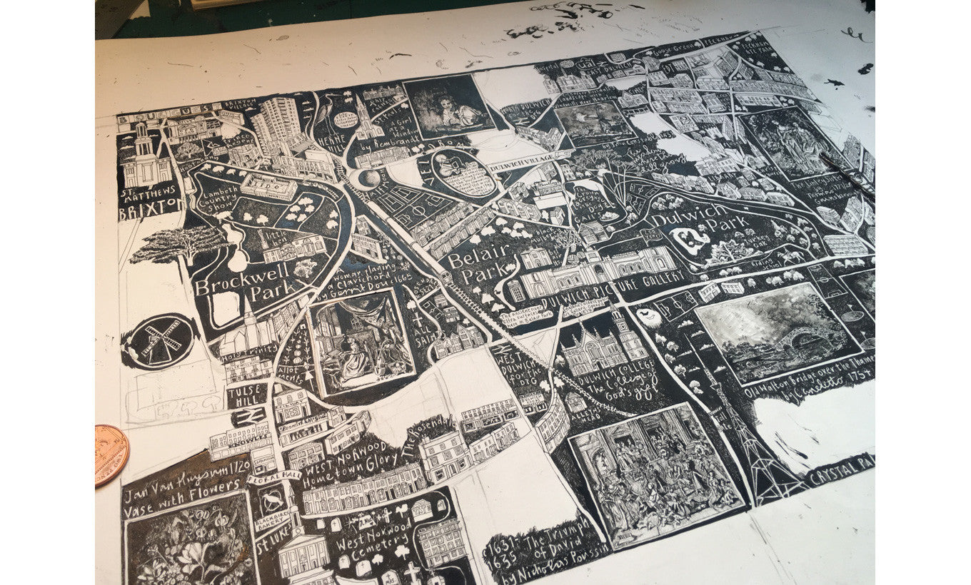 Caroline Harper for DPG Map Print
