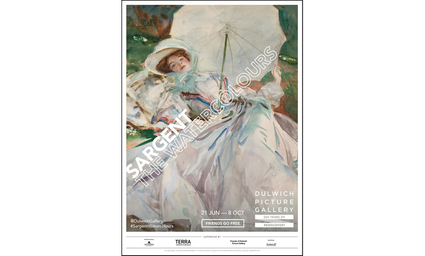 Sargent: The Watercolours Exhibition Poster