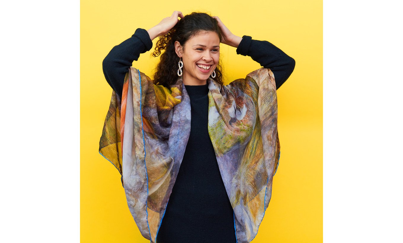 The Pomps of the Subsoil Silk Scarf