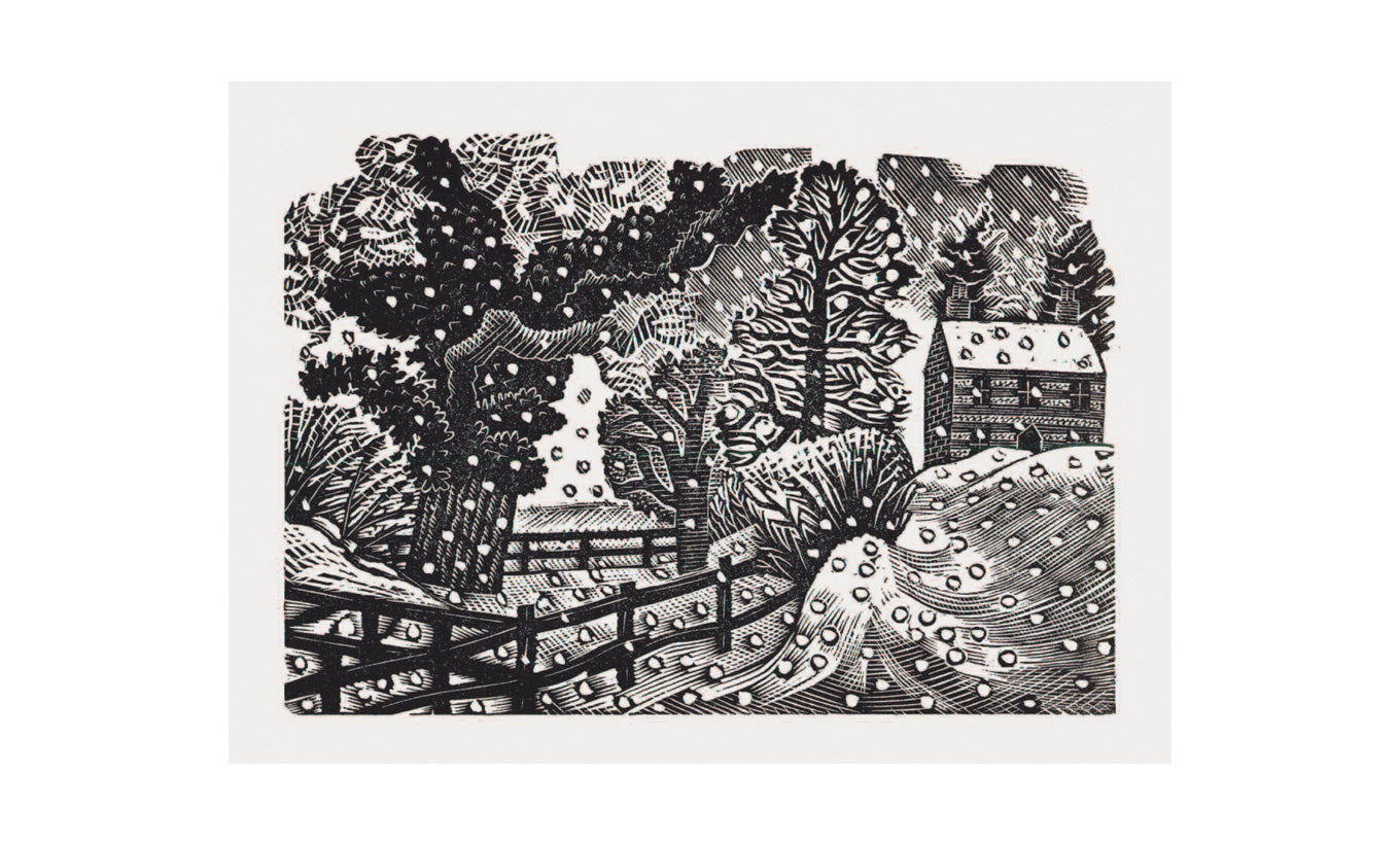 Ravilious Considerable Falls Christmas Card Pack of 6