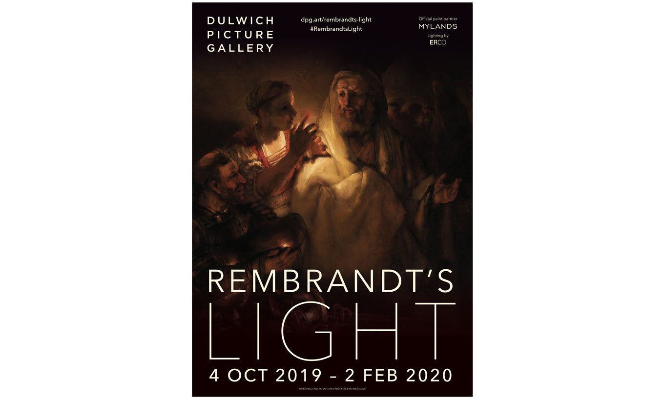 Rembrandt's Light Exhibition Poster