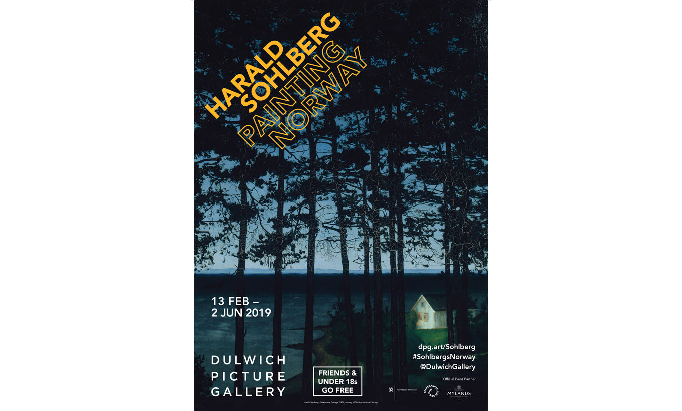 Harald Sohlberg Exhibition Poster